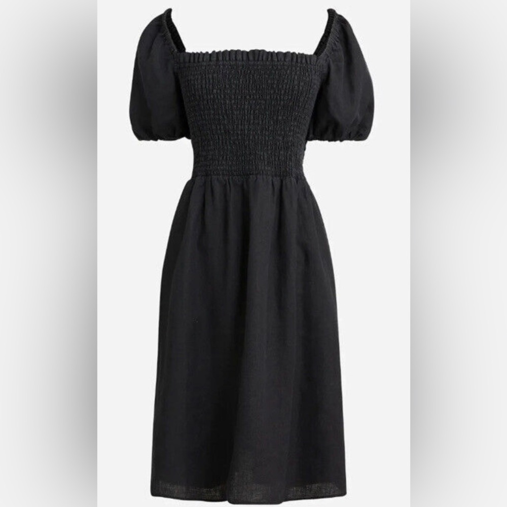 JCREW Puff Sleeve Mini Dress